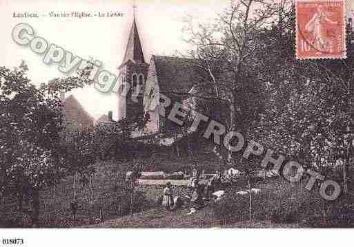 Ville de LESTIOU, carte postale ancienne