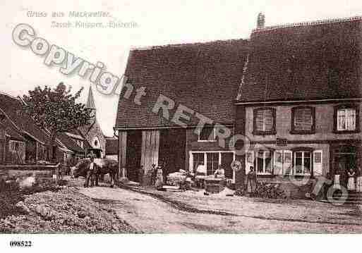 Ville de MACKWILLER, carte postale ancienne