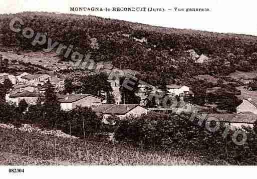 Ville de MONTAGNALERECONDUIT, carte postale ancienne