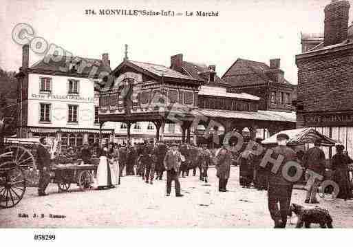 Ville de MONTVILLE, carte postale ancienne