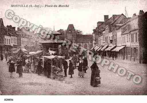 Ville de MONTVILLE, carte postale ancienne