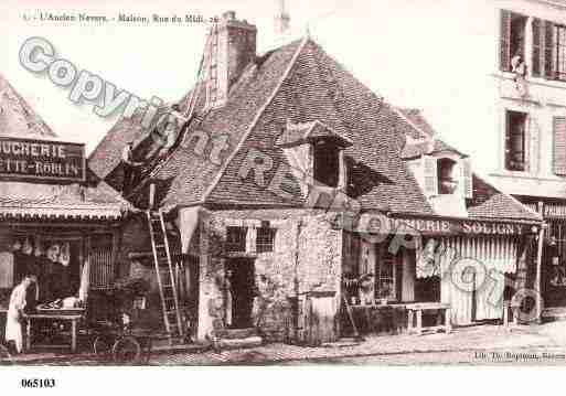 Ville de NEVERS, carte postale ancienne