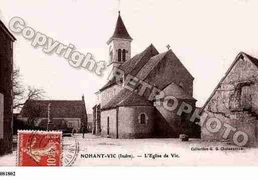 Ville de NOHANTVIC, carte postale ancienne