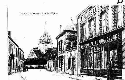 Ville de PLANCYL'ABBAYE, carte postale ancienne