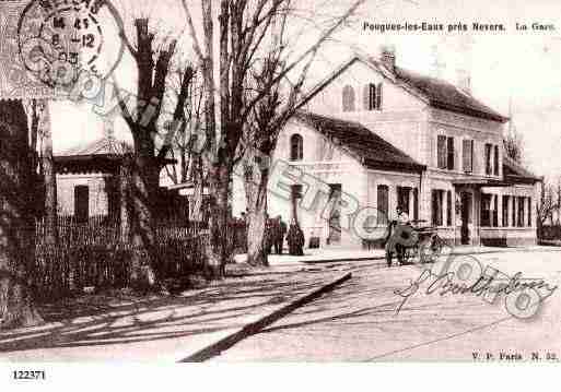 Ville de POUGUESLESEAUX, carte postale ancienne