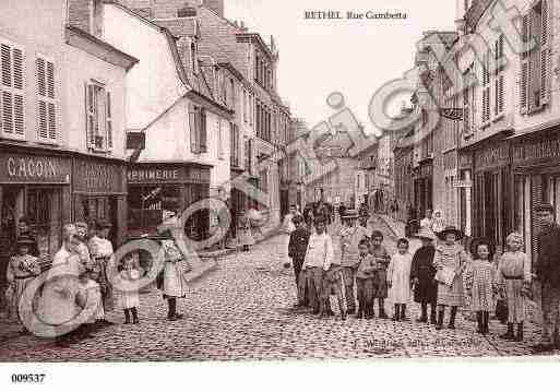 Ville de RETHEL, carte postale ancienne