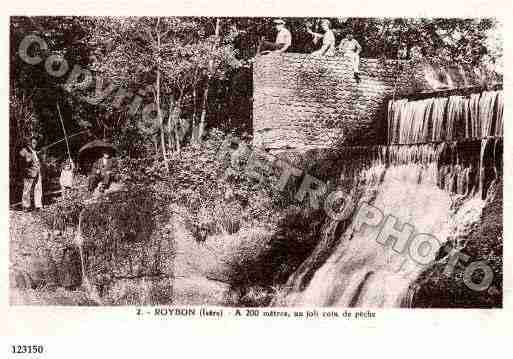 Ville de ROYBON, carte postale ancienne