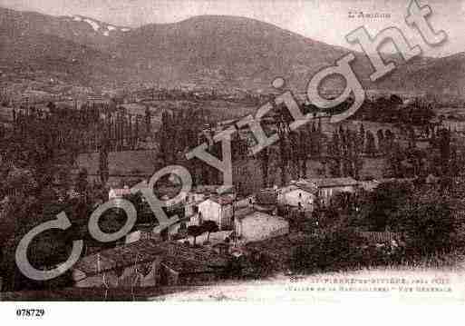 Ville de SAINTPIERREDERIVIERE, carte postale ancienne