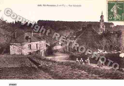 Ville de SAINTSENOUX, carte postale ancienne