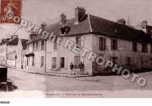 Ville de SEPTEUIL, carte postale ancienne