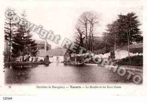 Ville de TAVERS, carte postale ancienne