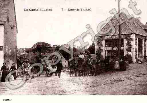 Ville de TRIZAC, carte postale ancienne