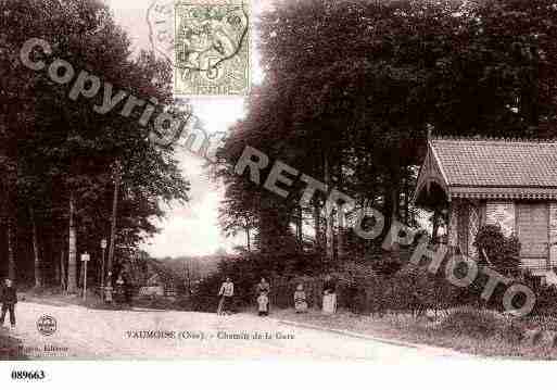 Ville de VAUMOISE, carte postale ancienne