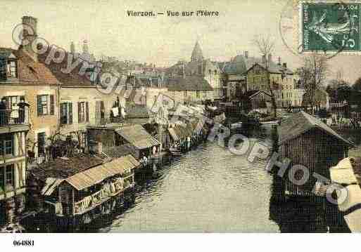 Ville de VIERZON, carte postale ancienne