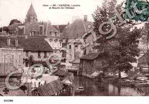 Ville de VIERZON, carte postale ancienne