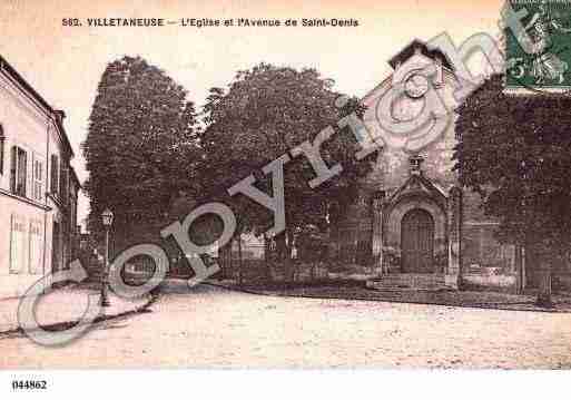 Ville de VILLETANEUSE, carte postale ancienne