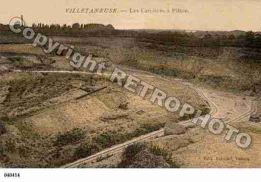 Ville de VILLETANEUSE, carte postale ancienne