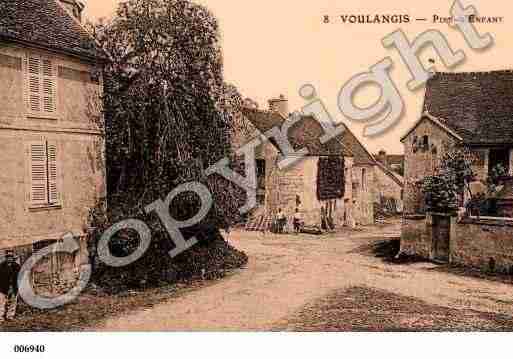 Ville de VOULANGIS, carte postale ancienne