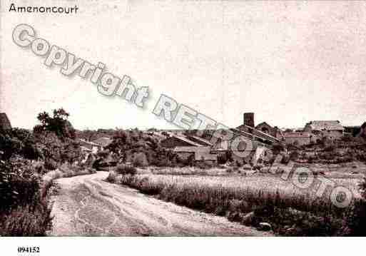 Ville de AMENONCOURT, carte postale ancienne