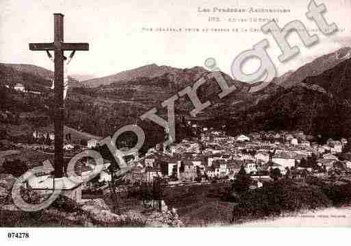 Ville de AXLESTHERMES, carte postale ancienne