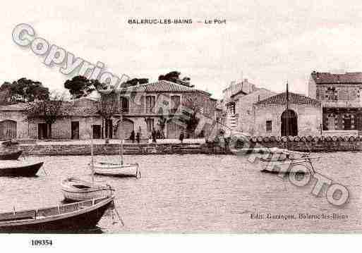 Ville de BALARUCLESBAINS, carte postale ancienne