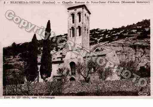 Ville de BEAUMESDEVENISE, carte postale ancienne