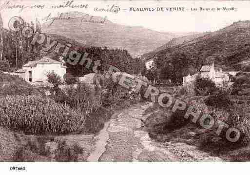 Ville de BEAUMESDEVENISE, carte postale ancienne