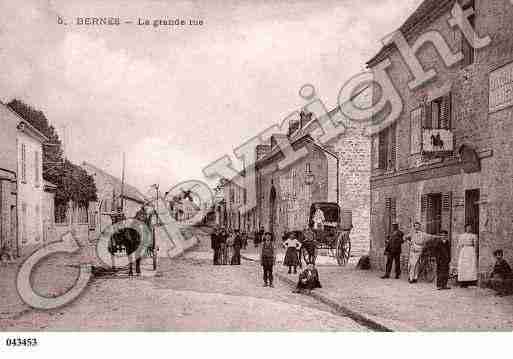 Ville de BERNESSUROISE, carte postale ancienne