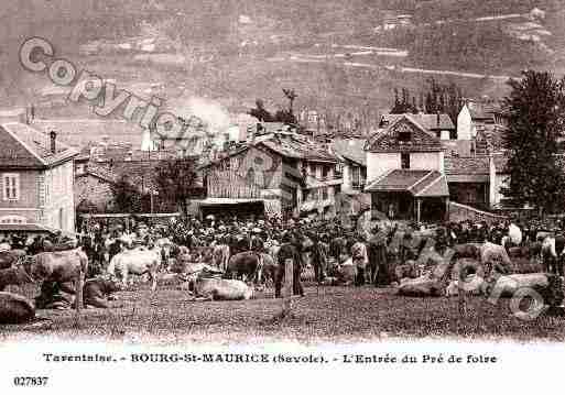 Ville de BOURGSAINTMAURICE, carte postale ancienne