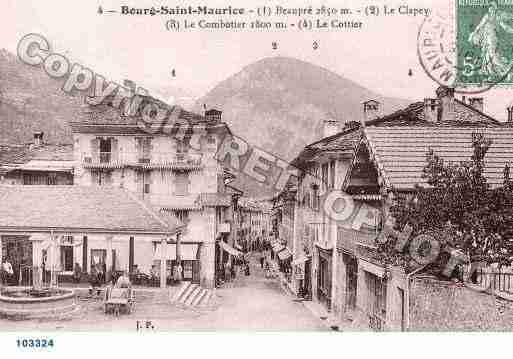 Ville de BOURGSAINTMAURICE, carte postale ancienne