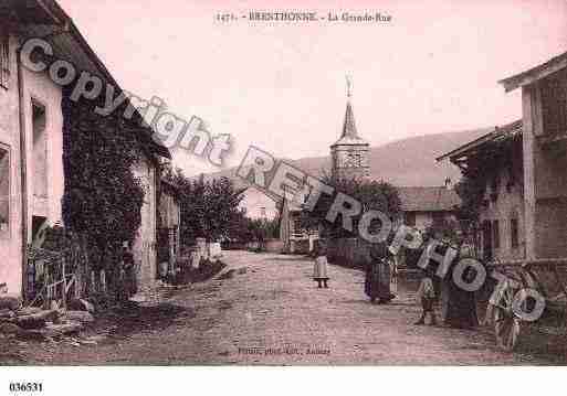 Ville de BRENTHONNE, carte postale ancienne