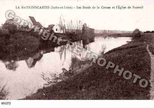 Ville de BUXEUIL, carte postale ancienne