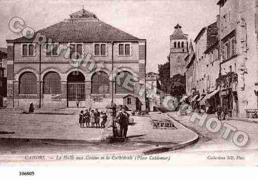 Ville de CAHORS, carte postale ancienne