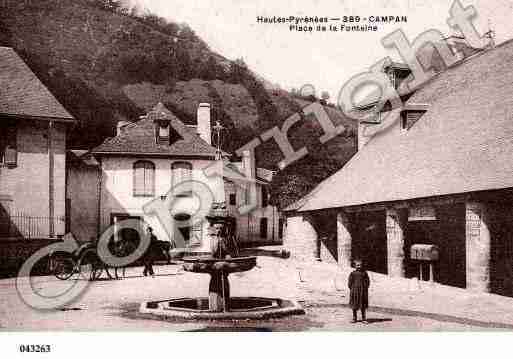 Ville de CAMPAN, carte postale ancienne