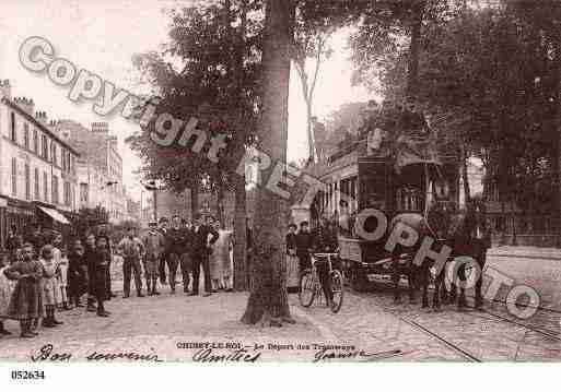 Ville de CHOISYLEROI, carte postale ancienne