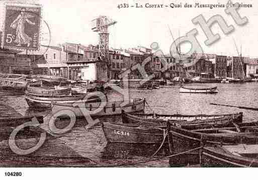 Ville de CIOTAT(LA), carte postale ancienne