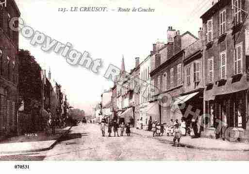 Ville de CREUSOT(LE), carte postale ancienne