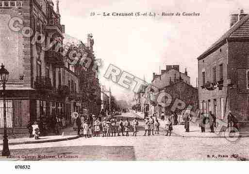 Ville de CREUSOT(LE), carte postale ancienne