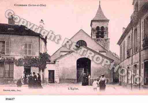 Ville de CROSNE, carte postale ancienne