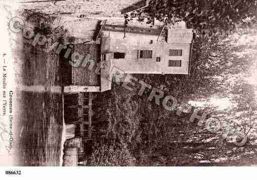 Ville de CROSNE, carte postale ancienne