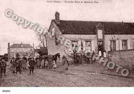 Ville de CUY, carte postale ancienne