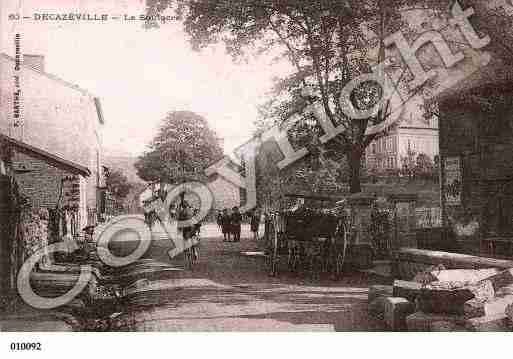 Ville de DECAZEVILLE, carte postale ancienne