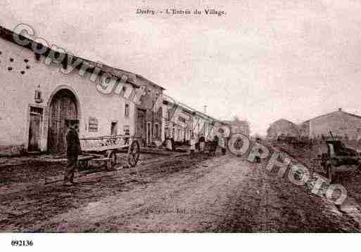 Ville de DESTRY, carte postale ancienne