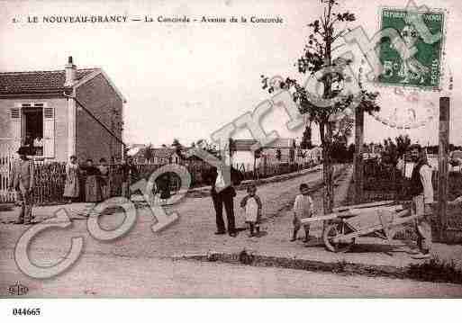 Ville de DRANCY, carte postale ancienne