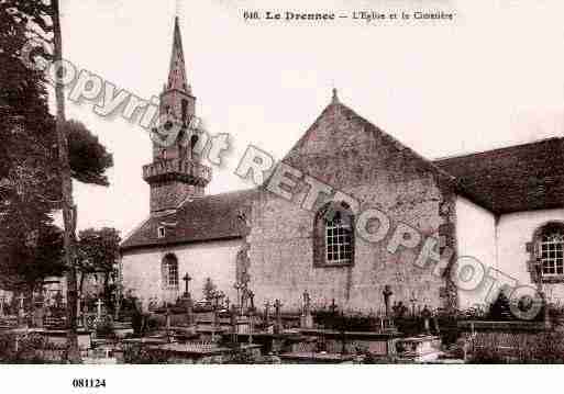 Ville de DRENNEC(LE), carte postale ancienne