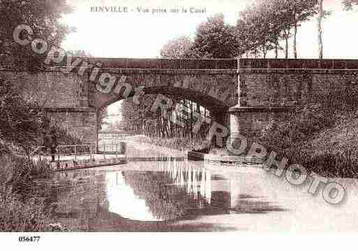 Ville de EINVILLE, carte postale ancienne