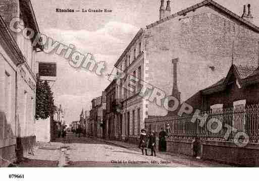 Ville de ETAULES, carte postale ancienne