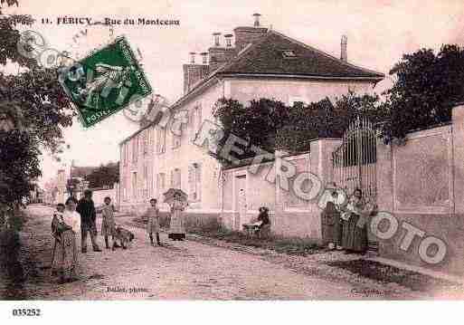 Ville de FERICY, carte postale ancienne