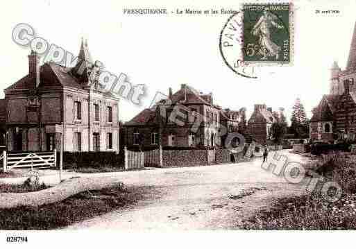 Ville de FRESQUIENNES, carte postale ancienne