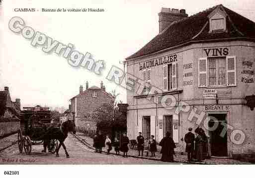 Ville de GAMBAIS, carte postale ancienne